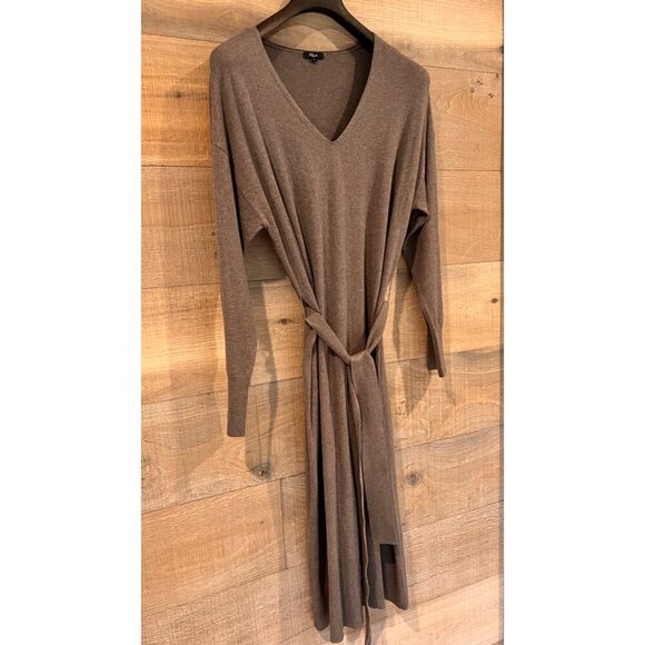 NEW Rails Margot Long Sleeve CASHMERE Sweater Dress Size L - Picture 5 of 10